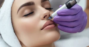 Women receiving Microneedling in Wilmington, Delaware
